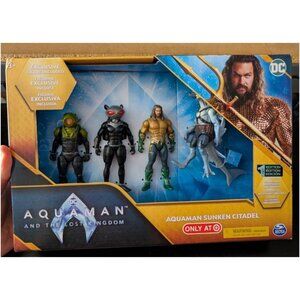 Aquaman DC Comics 4" Sunken Citadel Battle Pack Action Figure Set 4 pk